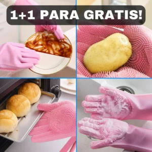 Wieczne silikonowe rękawice - usuwa najgłębsze zabrudzenia (1+1 PARA GRATIS!)